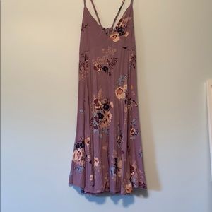 Floral strappy sun dress
